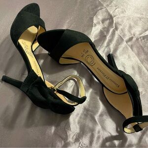 Black Suede Bow 3in Heel 🎀🖤✨